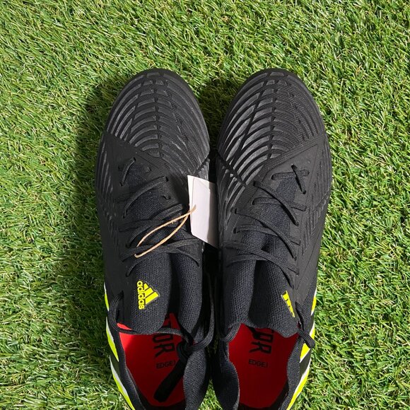 Adidas Predator Edge.1 L FG Soccer Cleats Black Red GW1023 Mens 6.5 Wmn 7.5 NEW main image 6